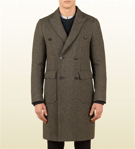 gucci overcoat men's|gucci shearling coat men's.